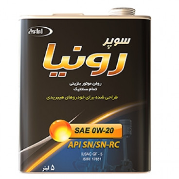 روغن موتور بنزینی-دیزلی ایرانول Super Ronia هیبرید