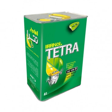 روغن موتور چند درجه ای ویژه بنزینی و دیزلی ایرانول TETRA